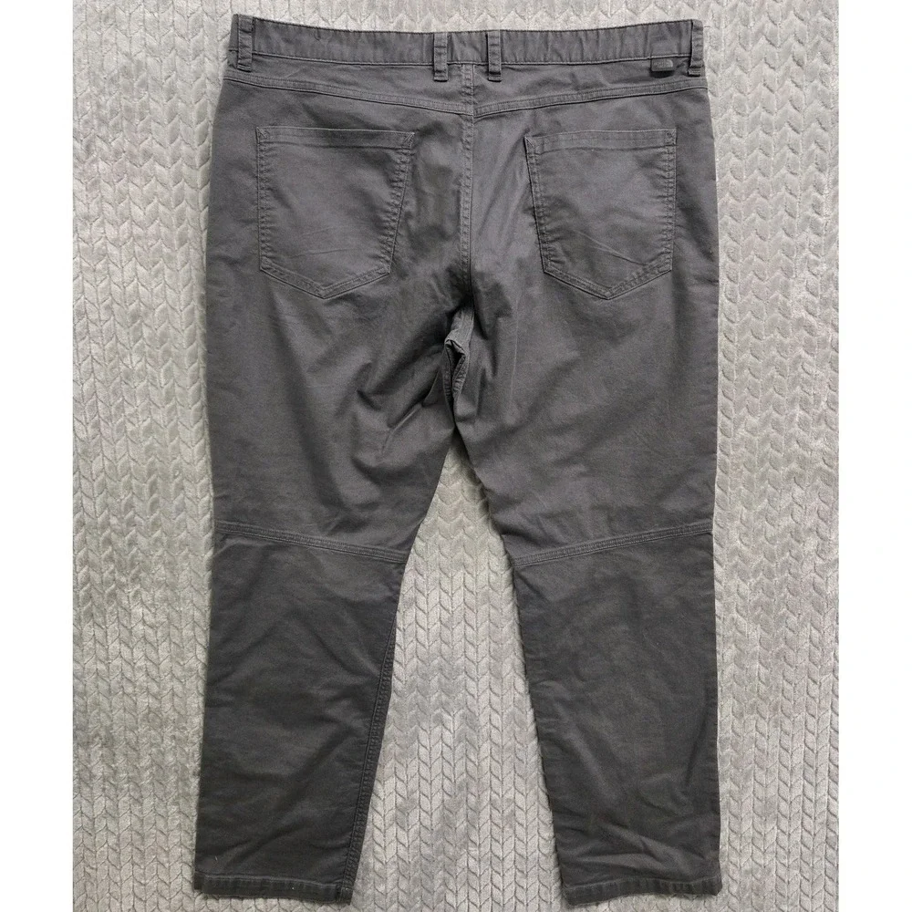 2 The North Face Motion Pants Men's Size 40x32 Gray Tan Articulated Knees Hiking